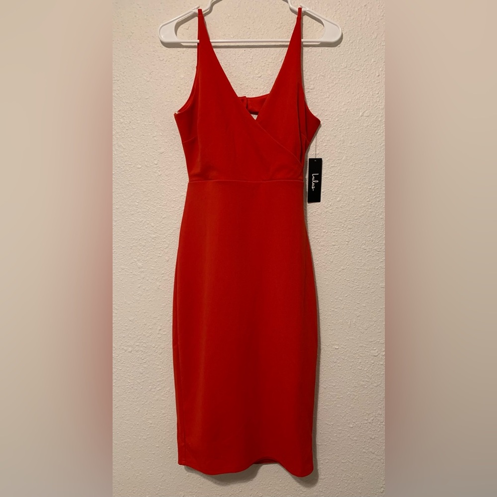 Lulus Red Midi Dress